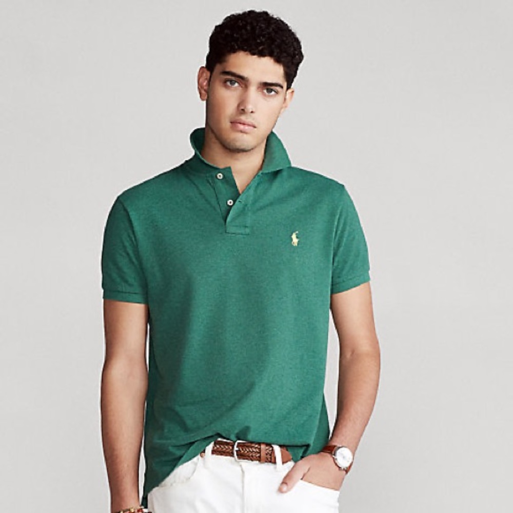 Brand New Ralph Lauren Green Polo Gold Pony